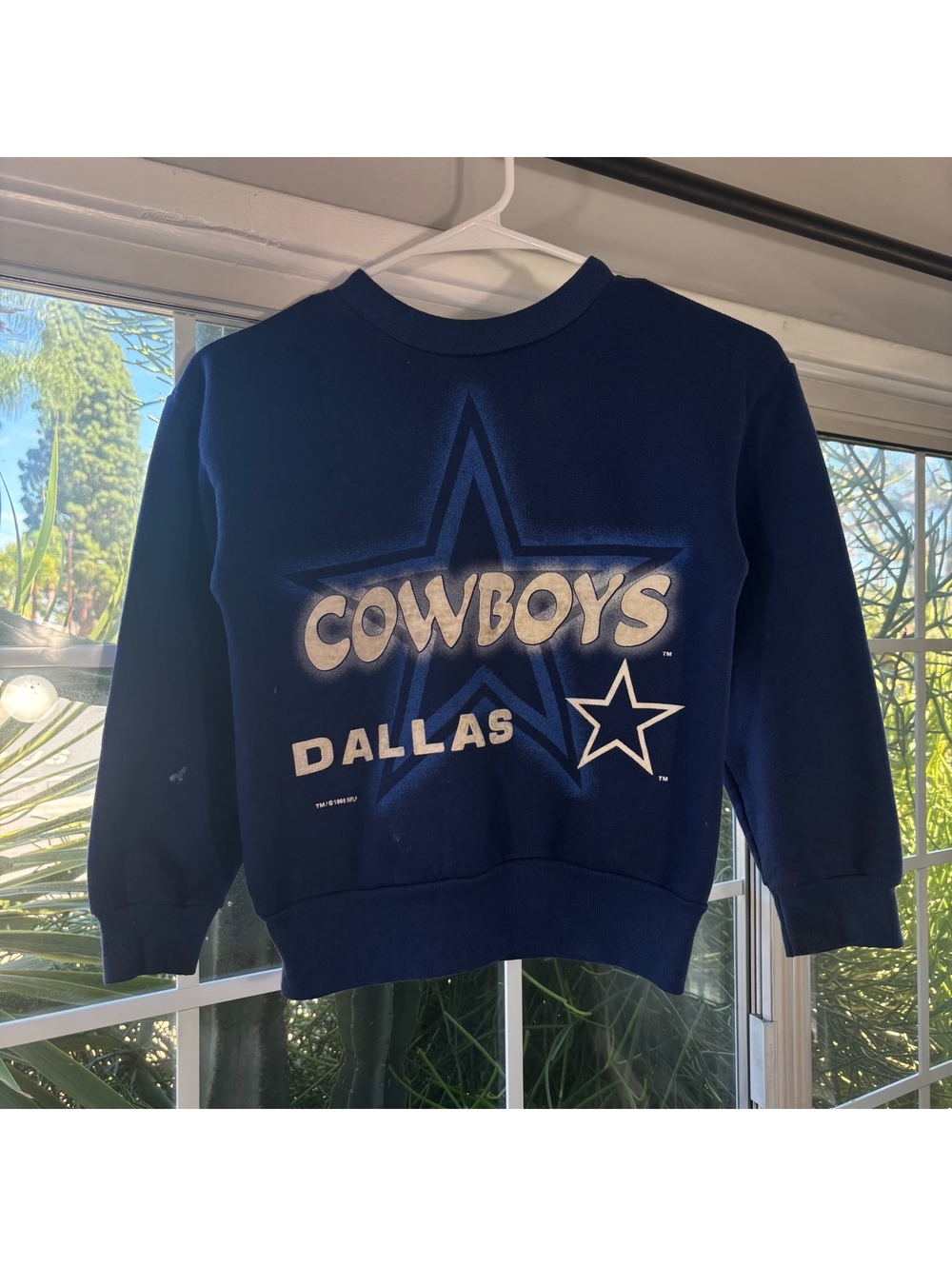 Vintage 90's Navy Cowboys Graphic Sweatshirt